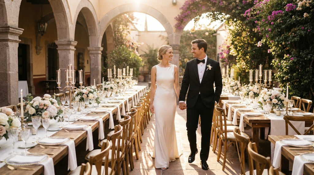 Mejor wedding planner en San Miguel de Allende organizando boda destino elegante.